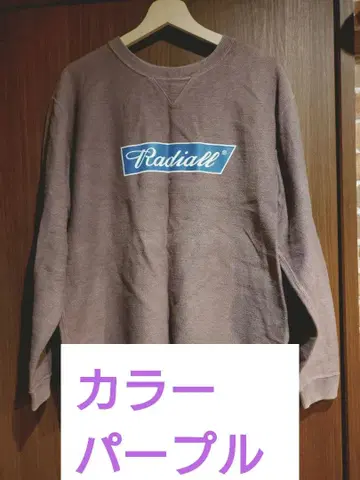 Radiall 퍼플 맨투맨 RAD-16AW-CUT011