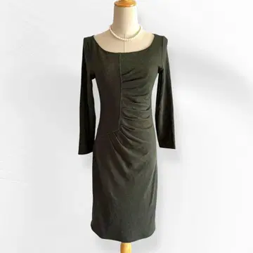 미미그랑 따뜻한 후지코 원피스 mimigrant 올리브 그린