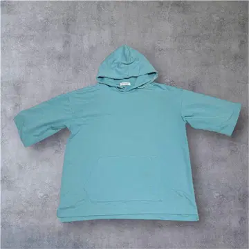 민트 그린 후드티 S