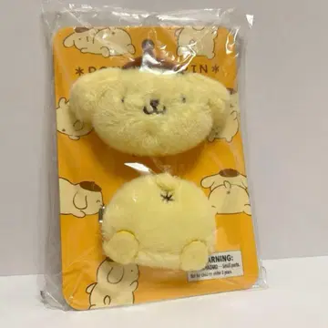 산리오 폼폼푸딩 헤어 클립 엉덩이 뿡뿡 푸딩 세트 푸딩군