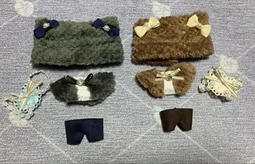 10cm 옷 의류 세트 고양이 네코 마스코트 봉제 인형