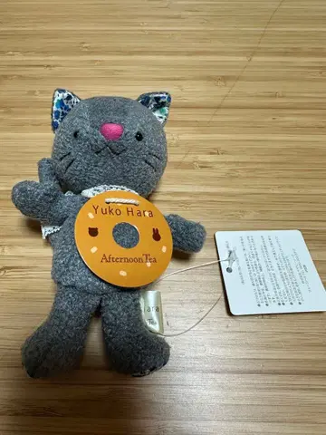 애프터눈 티 유코 하라 고양이 봉제 인형