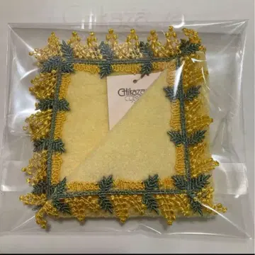 치카자와 레이스 타월 손수건 미모사