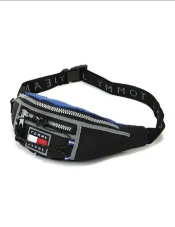 [ 새상품 택 포함 ] TOMMY JEANS 바디백 웨스트 파우치 블랙