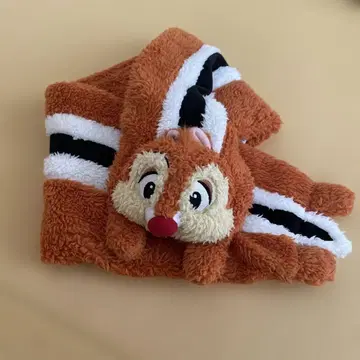 디즈니 리조트 데일 머플러 봉제 인형 머플러