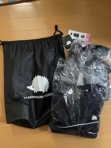 SCANDINAVIAN FOREST 블랙 파자마 수납 봉투 포함