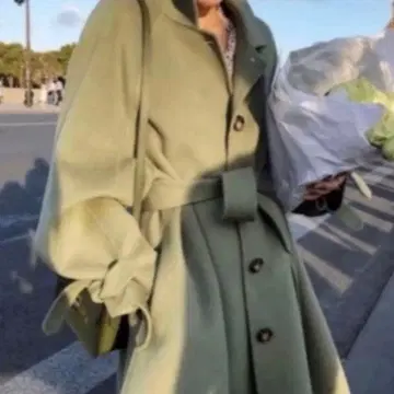 [택 포함 새상품] 오버 디자인 울 코트