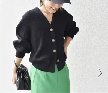 SHIPS WOMEN 코쿤 리브 V넥 가디건