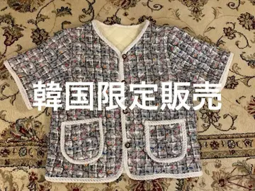 새상품 한국 한정 판매 대유행 이모 베스트 레어 패턴 충전솜 퀼트 자켓