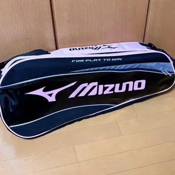 Mizuno 테니스 라켓백 블랙/핑크