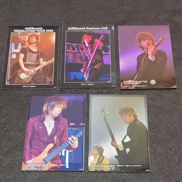 UVERworld 신지 라이브 사진 5장 세트 메모카피아