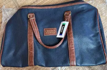 CROMA 네이비 보스턴 백