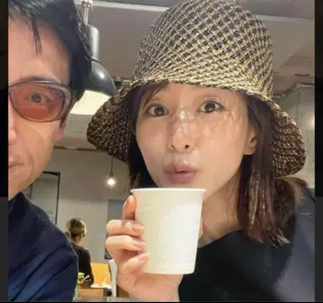 12/16까지 다나카 미나미 착용 라메종 드 릴리스 크로셰 모자