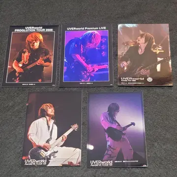 UVERworld 아키라 라이브 사진 5장 세트 메모카피아