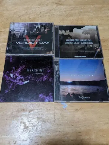 ARMORED CORE 사운드 트랙 4개 세트