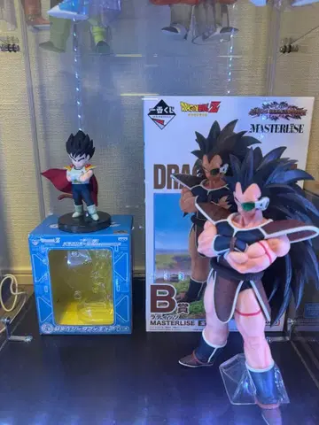 새상품급 제일복권 드래곤볼 B상 라데츠 베지터 왕자 피규어 세트