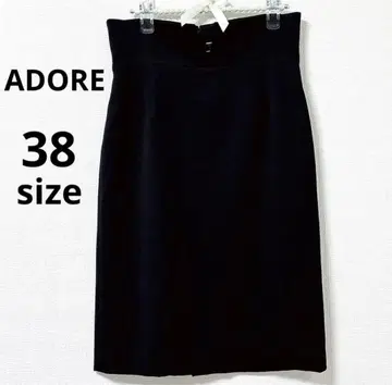 ADORE 아도어 울 100% 스커트 38 블랙