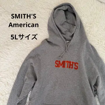 SMITH'S American 후드티 그레이 사이즈 5L 로고 빅 사이즈