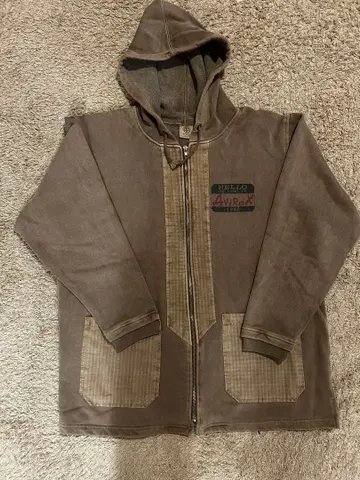 [ 새상품급 ] AVIREX U.S.A. 풀 집업 후드티 L