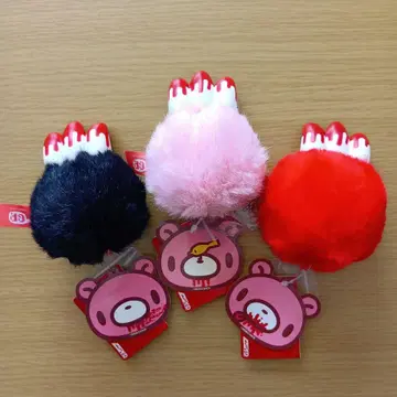 구슬 그루미 키체인 3색 세트