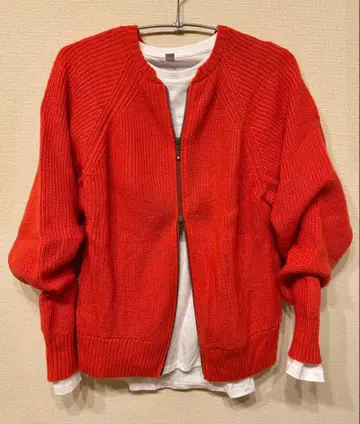 [ 새상품급 ] [ Harriss ] 더블 지퍼 니트 울 캐시미어