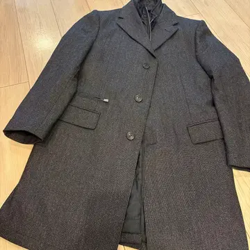 [컨디션 최상] CORNELIANI 그레이 체스터 코트