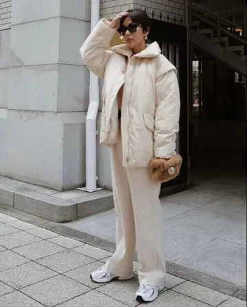 machatt 마차트 로하 시어모 코트 베이지 2way 코트