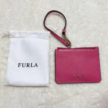 FURLA 훌라 패스 케이스 핑크 코인 케이스