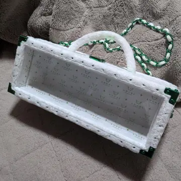 엔젤 샴페인 홀리데이 에디션 빈 상자 화이트 그린 퍼