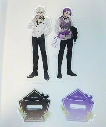 블루 록 아크릴 스탠드 플라워 가든풍 카페 나기 레이