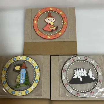 무민 클리어 러버 코스터 미이 니로니로 무민 저택 3개 세트