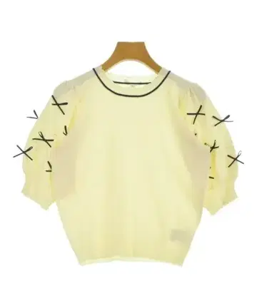 Couture 브로치 니트 스웨터 여성용