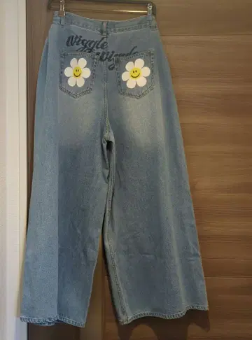 [ 미사용품 ] 니코앤드 wiggle wiggle 데님 팬츠 L 사이즈