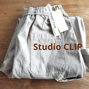 Studio Clip 페인터 스트레이트 데님 팬츠 XL 스튜디오 클립