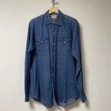 60s 70s 데님 vintage 웨스턴 셔츠 Ten-Tex