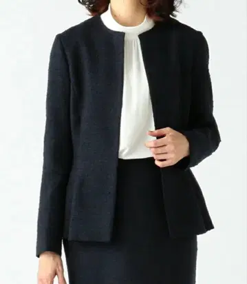 Demi-Luxe BEAMS 빔즈 스트레치 트위드 자켓 38