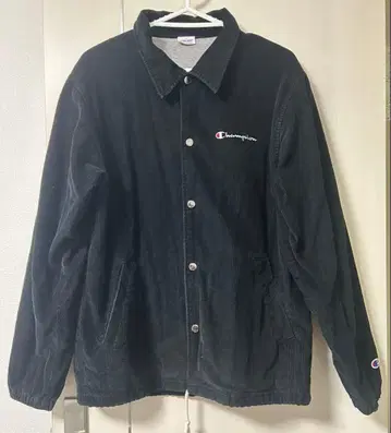 Champion 코듀로이 자켓 블랙 L