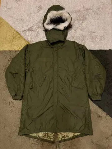 BEAMS M-65 모즈 코트 후드 퍼 포함 충전솜 L 사이즈