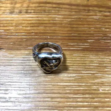 그레이트풀 데드 실버 하트형 반지