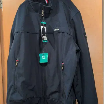미사용 타미힐피거 봄버 자켓 소프트쉘 XL 네이비