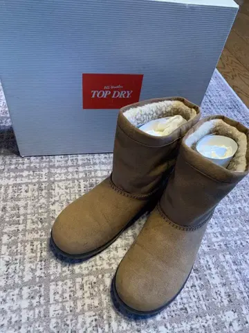 새상품급 TOP DRY 탑 드라이 여성용 고어텍스 방수 부츠 26