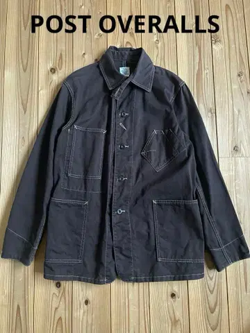 POST OVERALLS ENGINEERS' JACKET 브라운 포스트