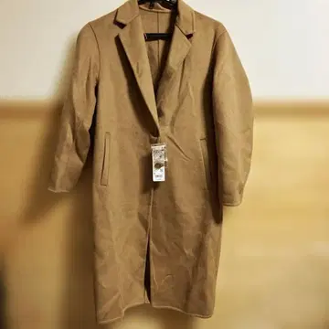 미사용 반값 UNIQLO 더블 페이스 롱 코트 S 사이즈 베이지