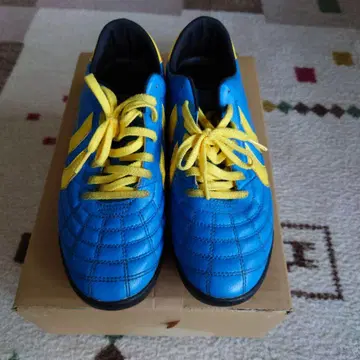 YASUDA 트레이닝 슈즈 파랑/노랑 25.5cm