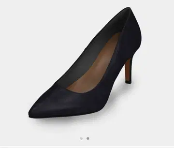 카시야마 블랙 포인티드 토 하이힐