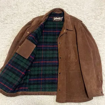 scott 스웨이드 가죽 자켓 브라운 42