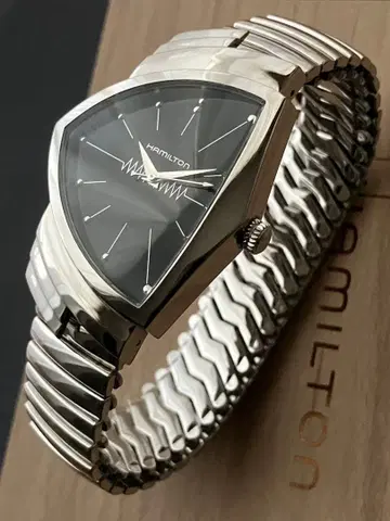 [깨끗함] 해밀턴 손목시계 벤츄라 정품 플렉스 (주름) 벨트