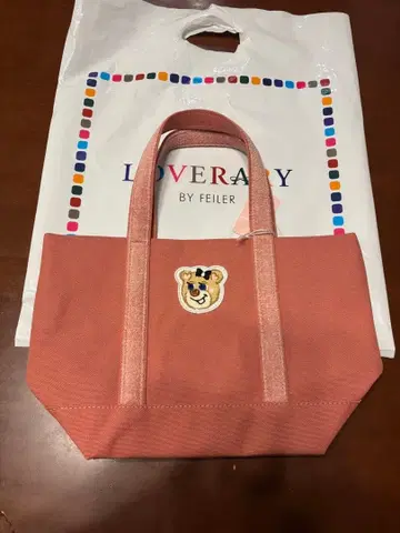 페이러 와펜 토트백 핑크 스몰