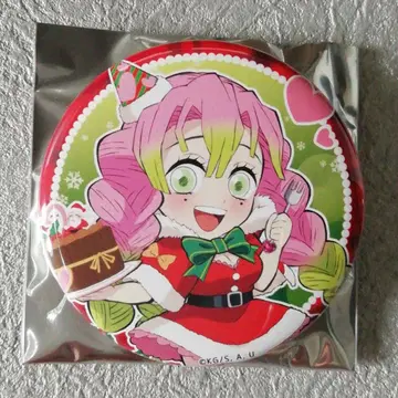 귀멸의 칼날 크리스마스 캔뱃지 칸로지 미츠리