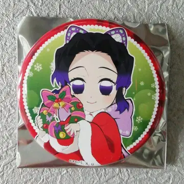 귀멸의 칼날 크리스마스 캔뱃지 코쵸우 시노부